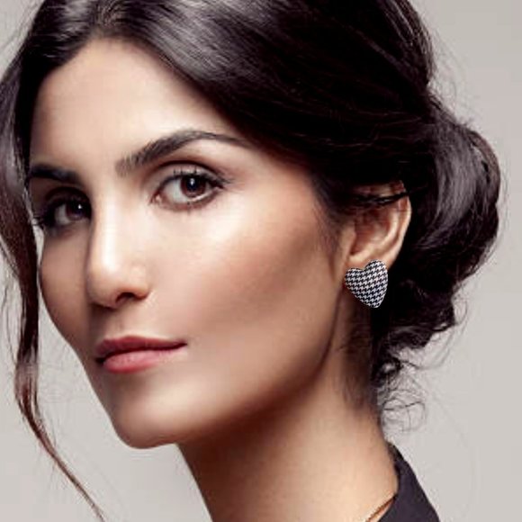 Jewelry - Vintage Retro Luxury Woven Cloth Metal Earrings